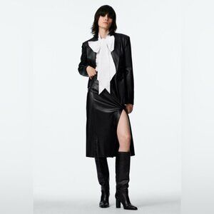 ZARA faux leather pencil skirt